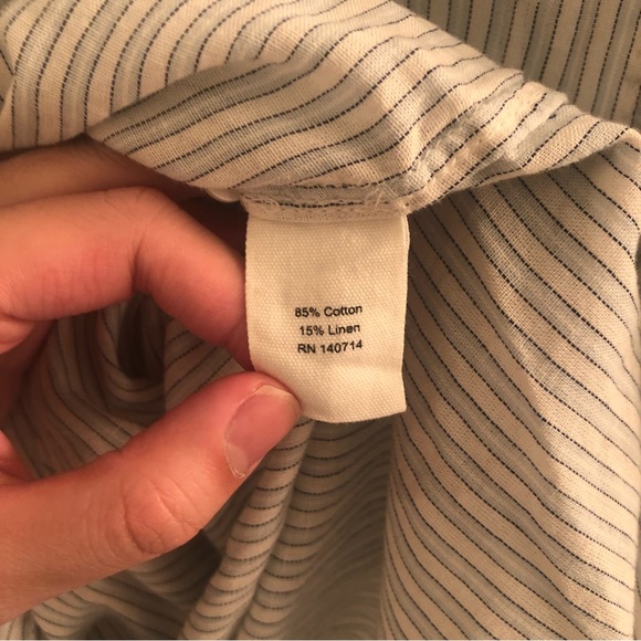 Alex Mill Cotton-linen Shirt in Blue Stripes (size S) - Picture 3 of 3